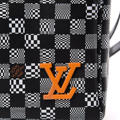 Louis Vuitton Damier Distorted Keepall Bandouliere 50 Black White 8 of 8