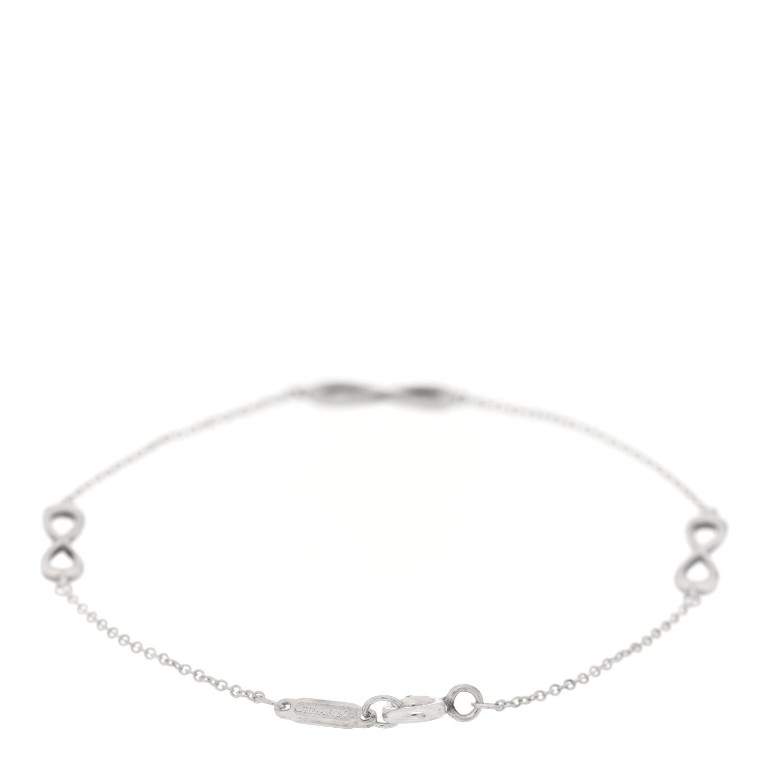 Tiffany Sterling Silver Infinity Endless Bracelet 2 of 4