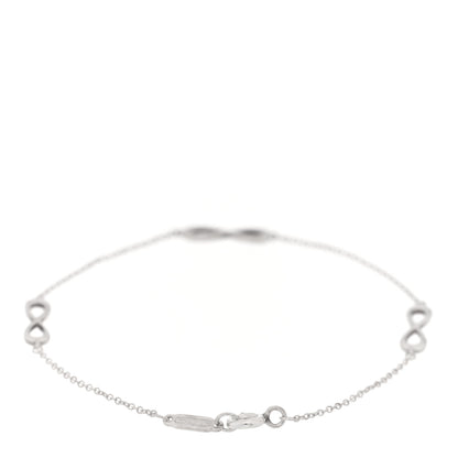 Tiffany Sterling Silver Infinity Endless Bracelet 2 of 4