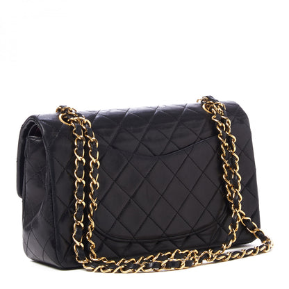 Chanel Lambskin Quilted Small Double Flap Black 2 of 9