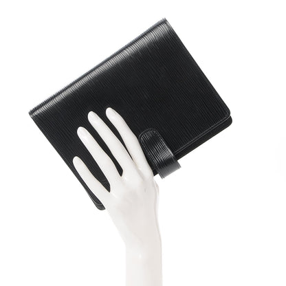 Louis Vuitton Epi Medium Ring Agenda Cover Black 2 of 7