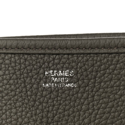 Hermes Taurillon Clemence Evelyne III PM Etain 12 of 12