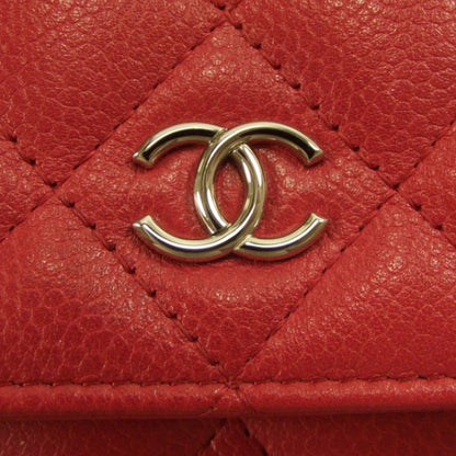Chanel Caviar Wallet on Chain Fuchsia 10 of 10