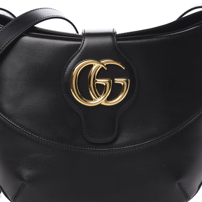 Gucci Calfskin Medium Arli Shoulder Bag Black 8 of 11