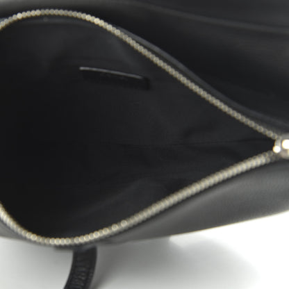 Christian Dior Grained Calfskin Kim Jones Saddle Bag Black 4 of 8