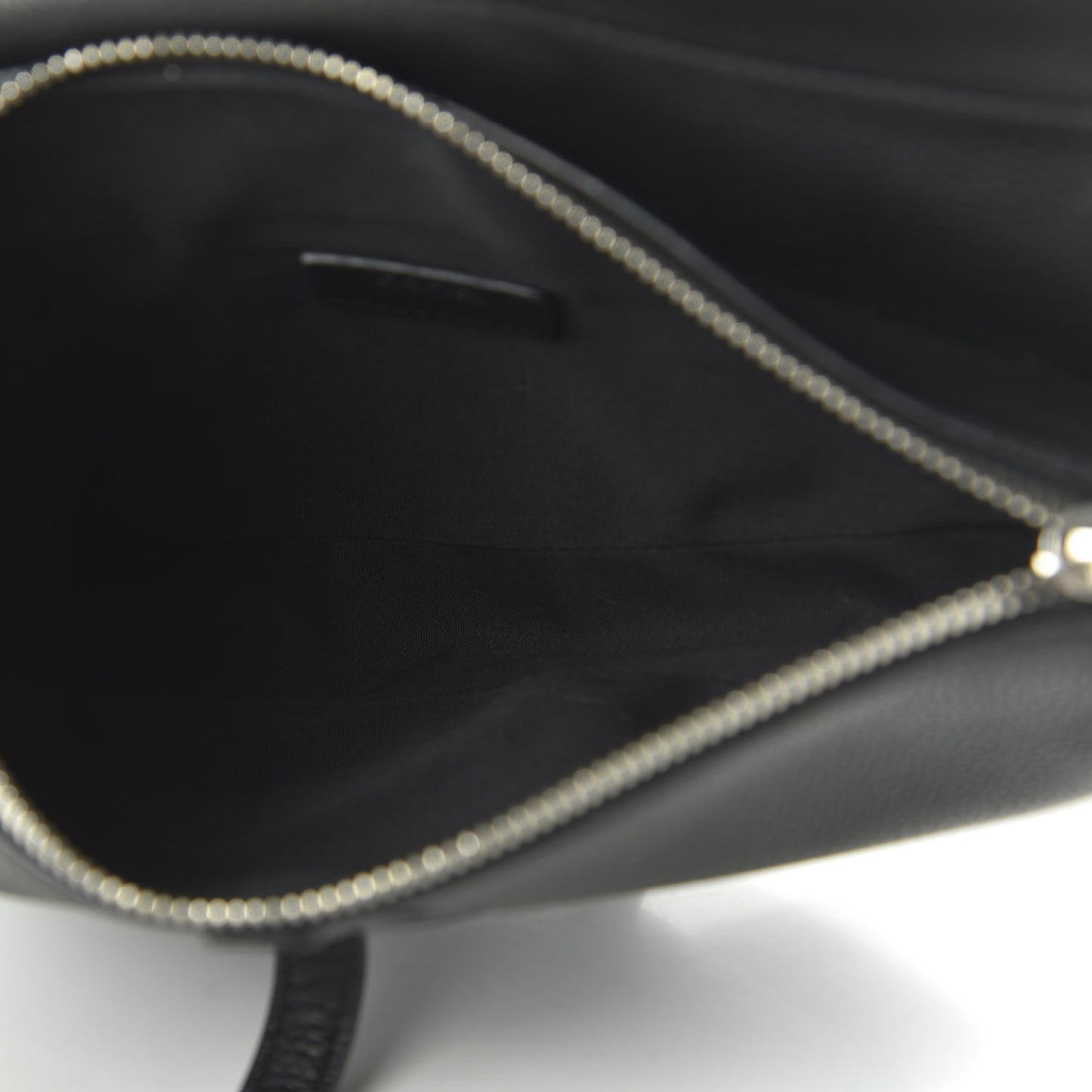 Grained Calfskin Kim Jones Saddle Bag Black