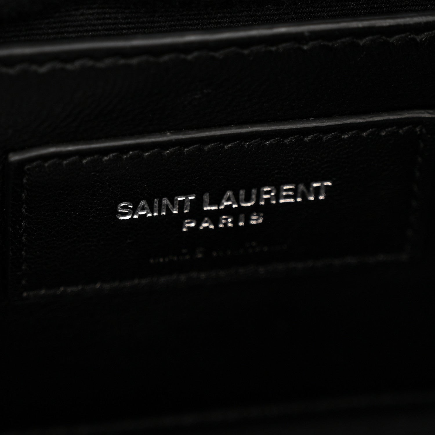 Saint Laurent Sheepskin Matelasse Chevron Monogram Monochrome Large College Satchel Black 6 of 14