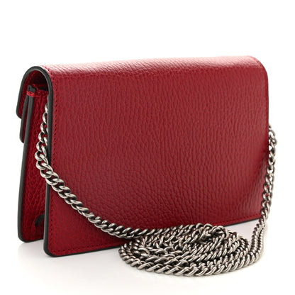 Gucci Calfskin Super Mini Dionysus Shoulder Bag Hibiscus Red 3 of 11