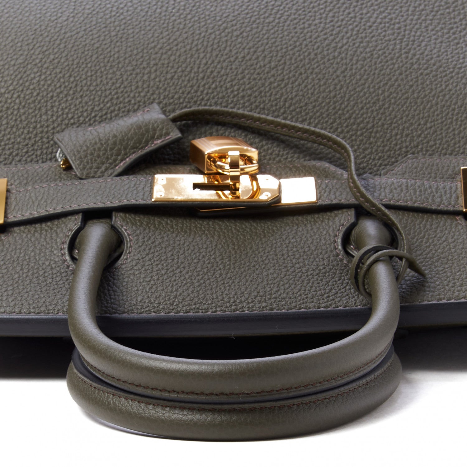 Hermes Togo Birkin 30 Vert De Gris 7 of 30