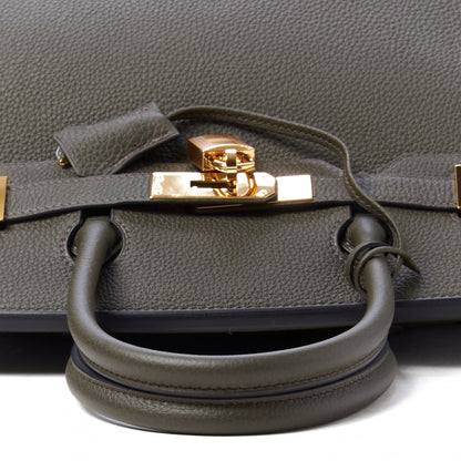 Hermes Togo Birkin 30 Vert De Gris 7 of 30