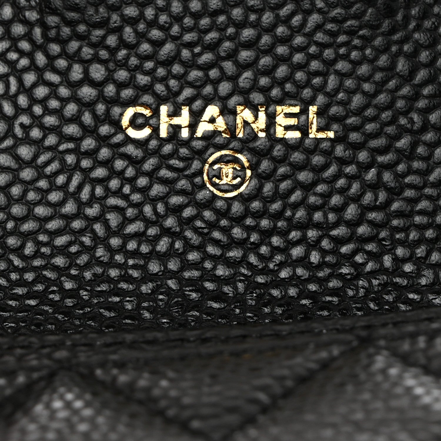 Chanel Caviar Quilted Flap Card Holder Wallet Black 6 of 9