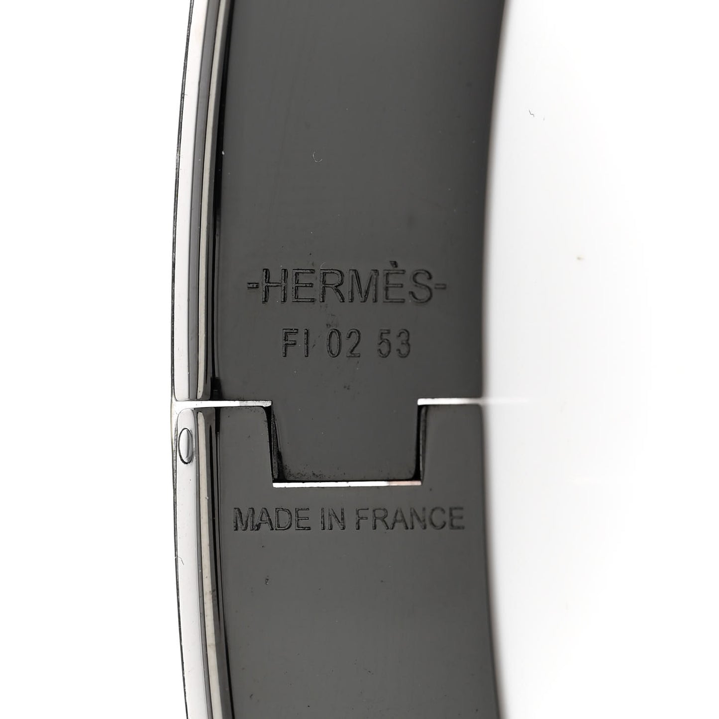 Matte Enamel Narrow Clic Clac HH Bracelet T5 So Black