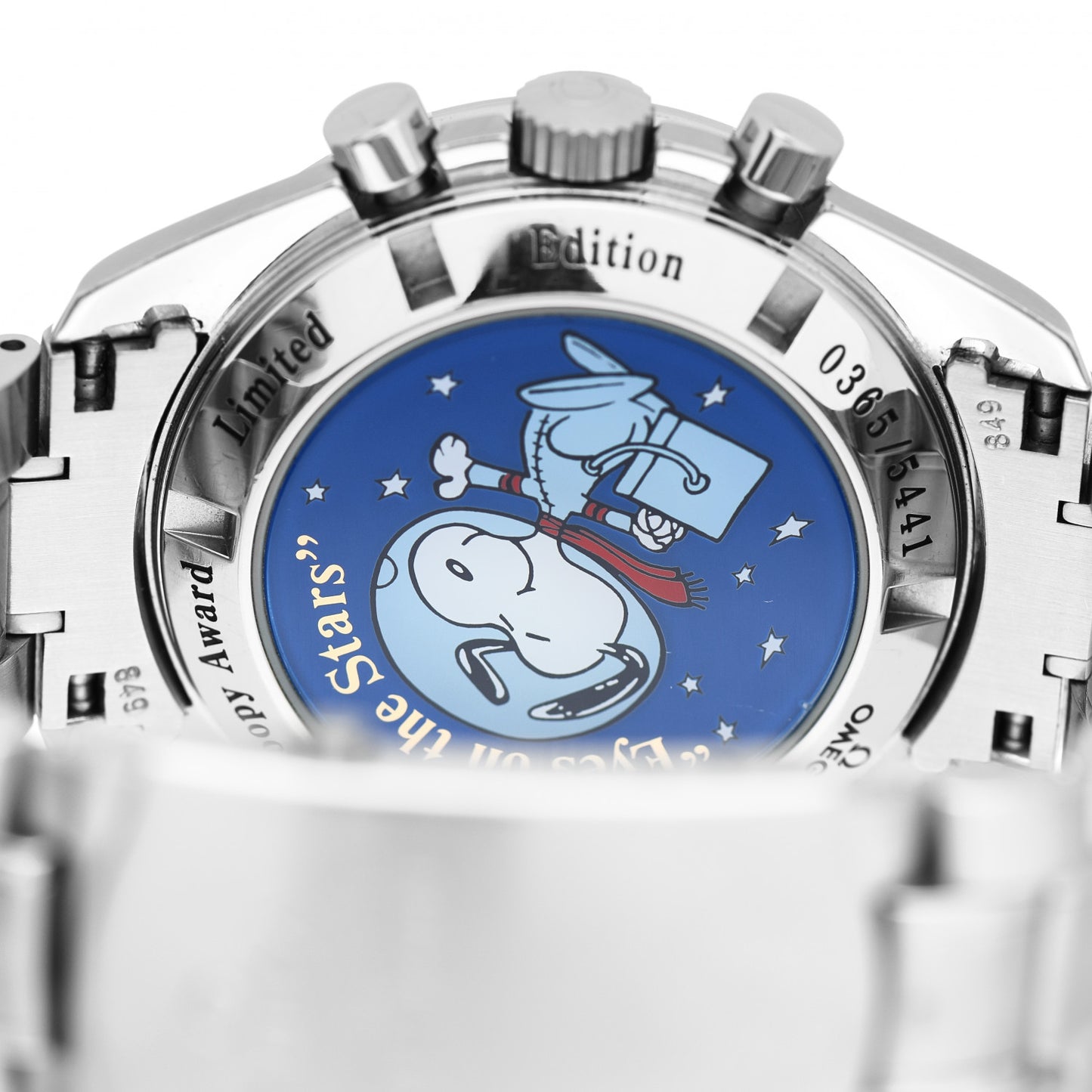 Stainless Steel 42mm Speedmaster Professional MoonWatch Limited Edition Snoopy Manual Winding Watch Black 3578.51.00
