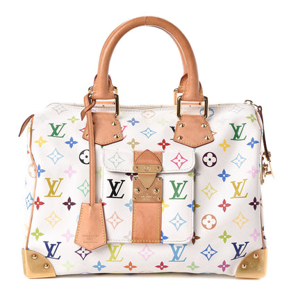 Louis Vuitton Monogram Multicolor Speedy 30 White 1 of 17