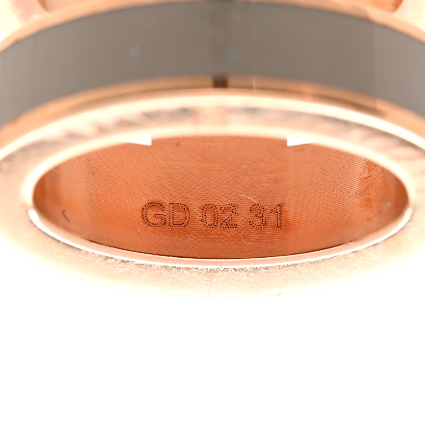 Rose Gold Lacquered Mini Pop H Earrings Marron Glace