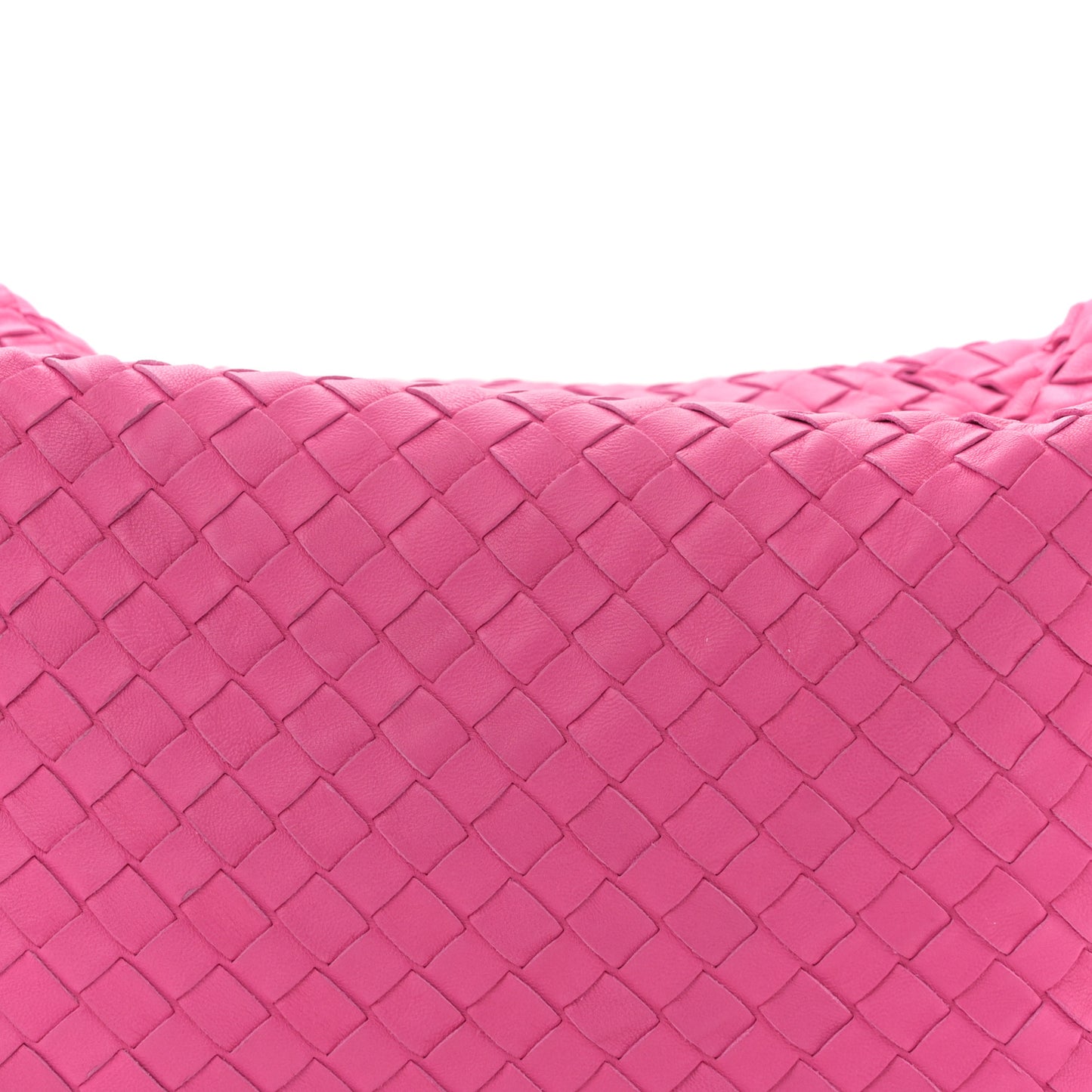 Nappa Intrecciato Small Shoulder Bag Rosa Shock