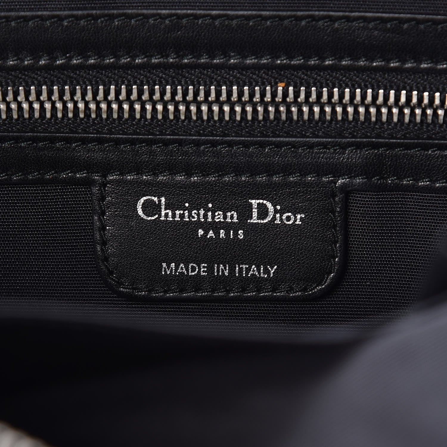 Christian Dior Lambskin Cannage Large Granville Tote Black 7 of 15