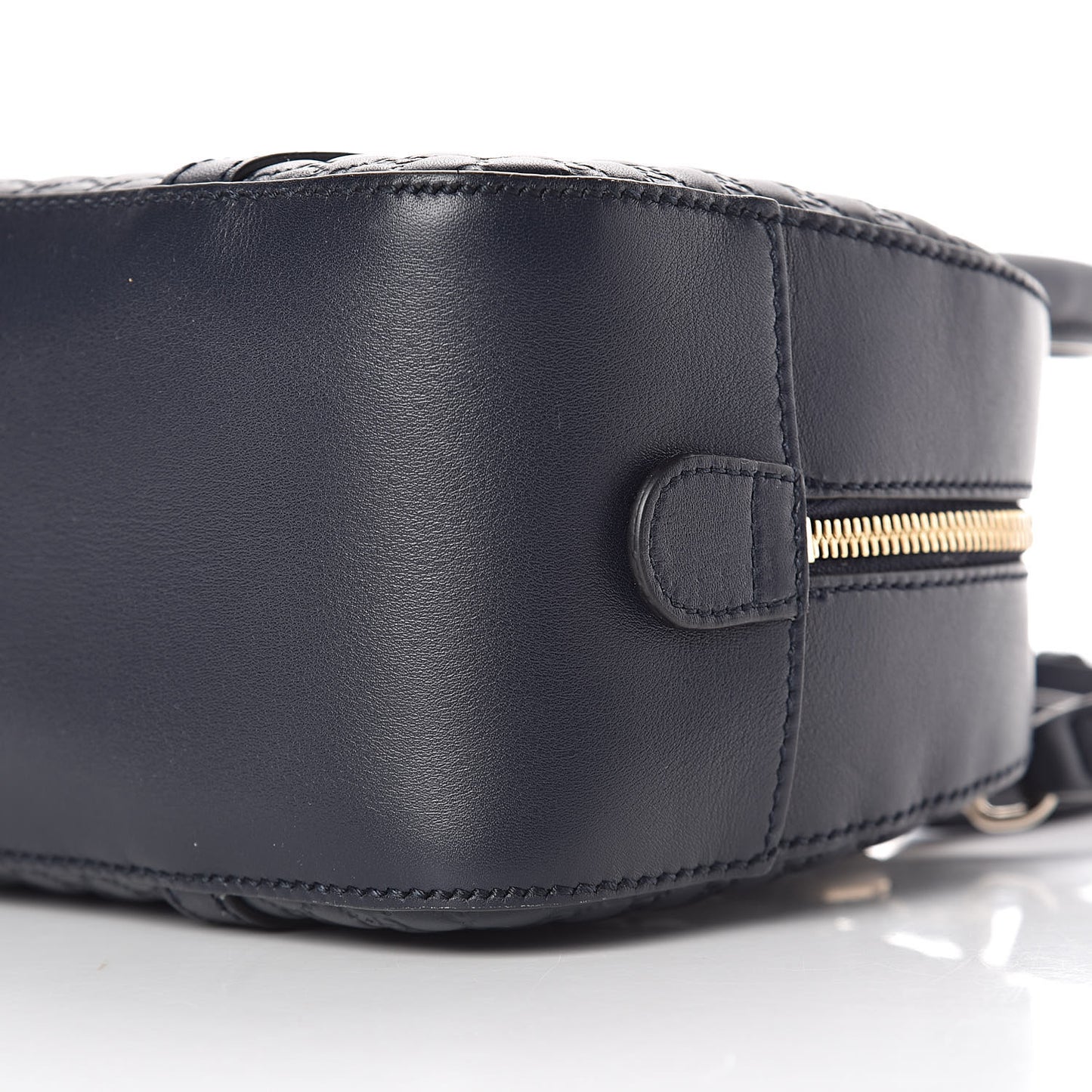 Soft Microguccissima Small Crossbody Bag Blue