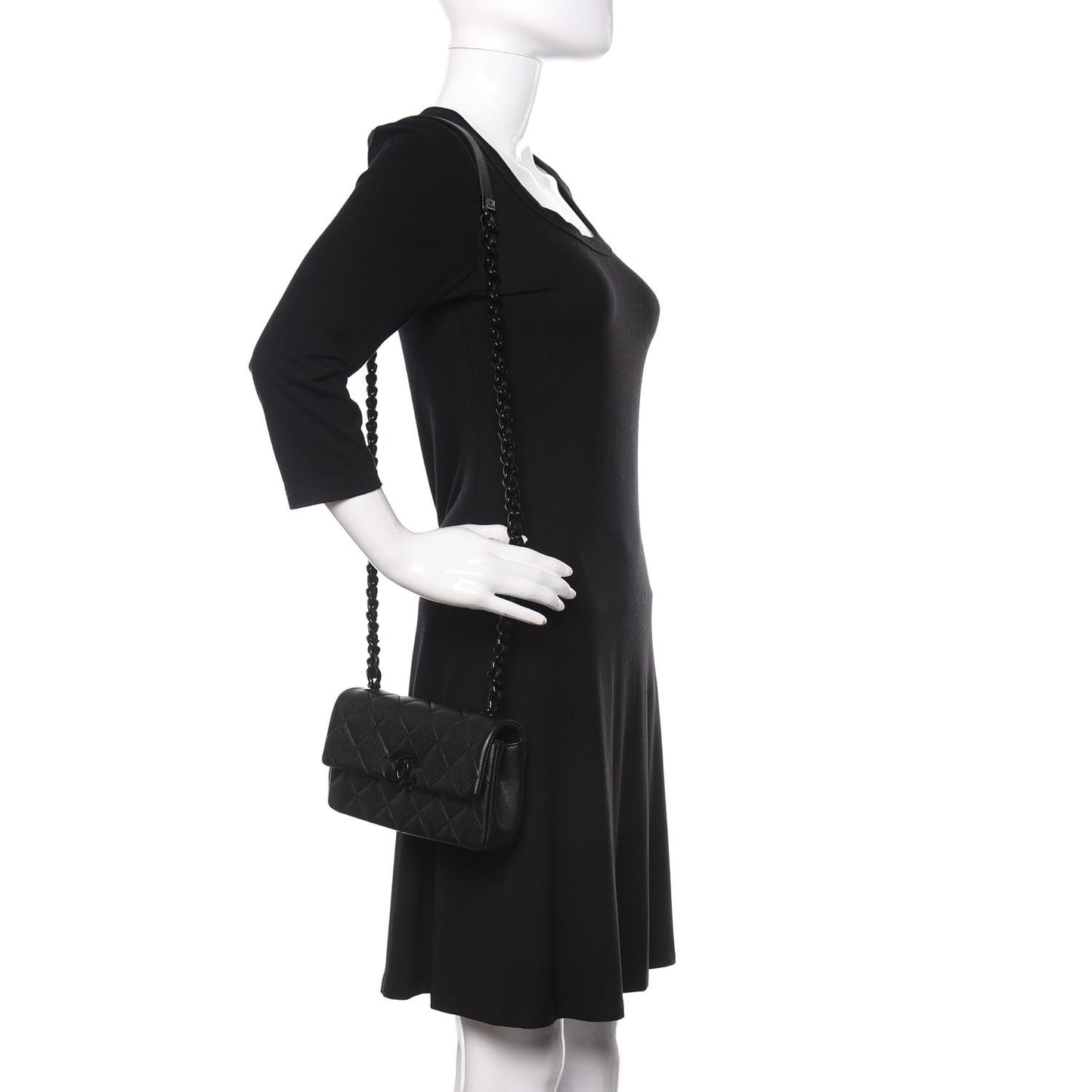 Caviar Quilted My Everything Small Flap Black