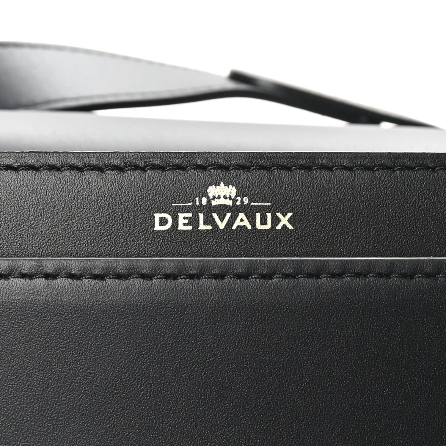 Delvaux Olen Calfskin Small Lingot Crossbody Black 6 of 9