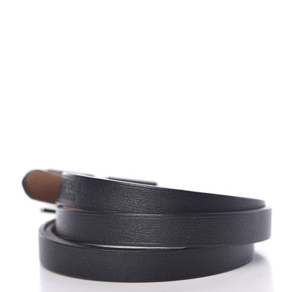 Hermes Chamonix Hapi 3MM Triple Tour Bracelet S Black 3 of 6