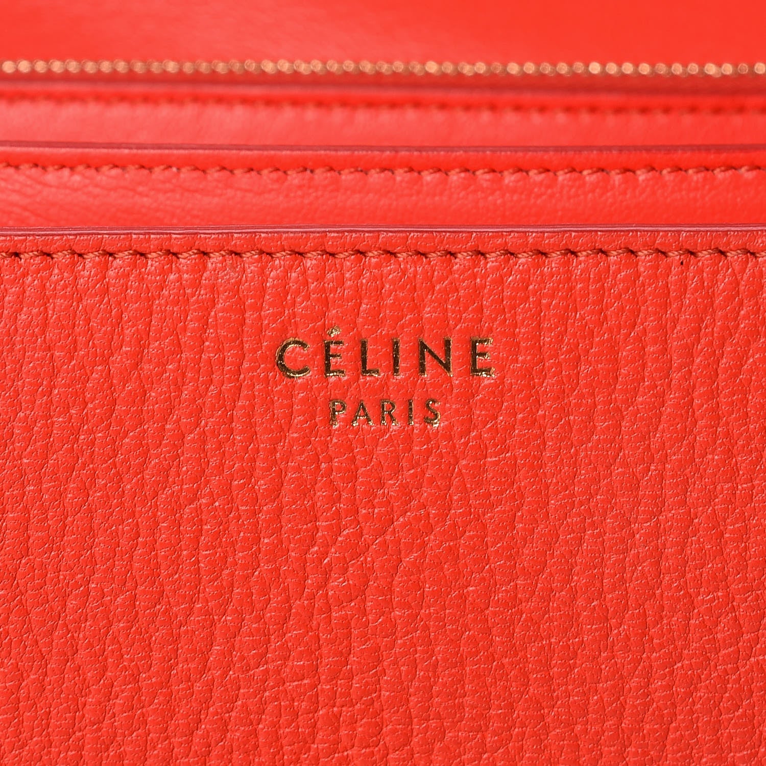 Celine Goatskin Medium Classic Box Flap Bag Alizarin 6 of 14