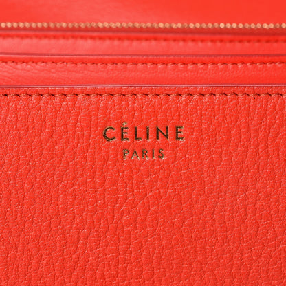 Celine Goatskin Medium Classic Box Flap Bag Alizarin 6 of 14