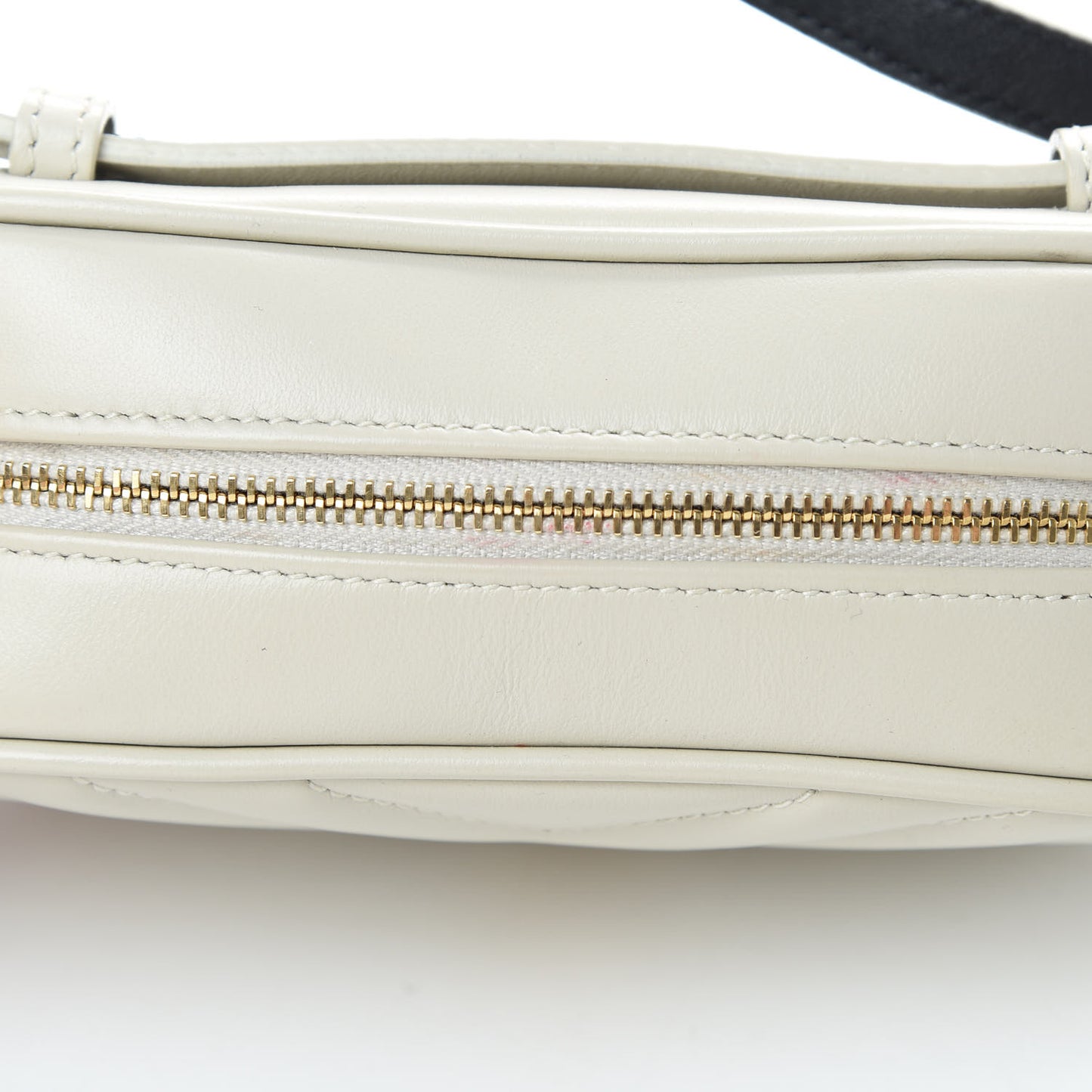 Calfskin Matelasse Monogram Lou Belt Bag Ivory