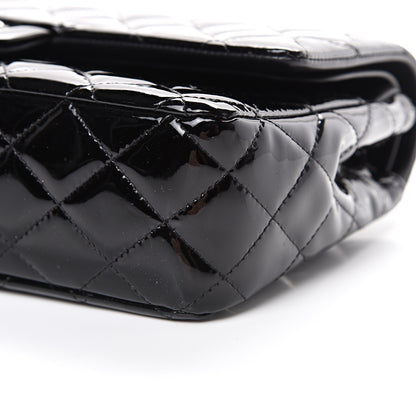 Chanel Patent Quilted Medium Double Flap Black 12 of 12
