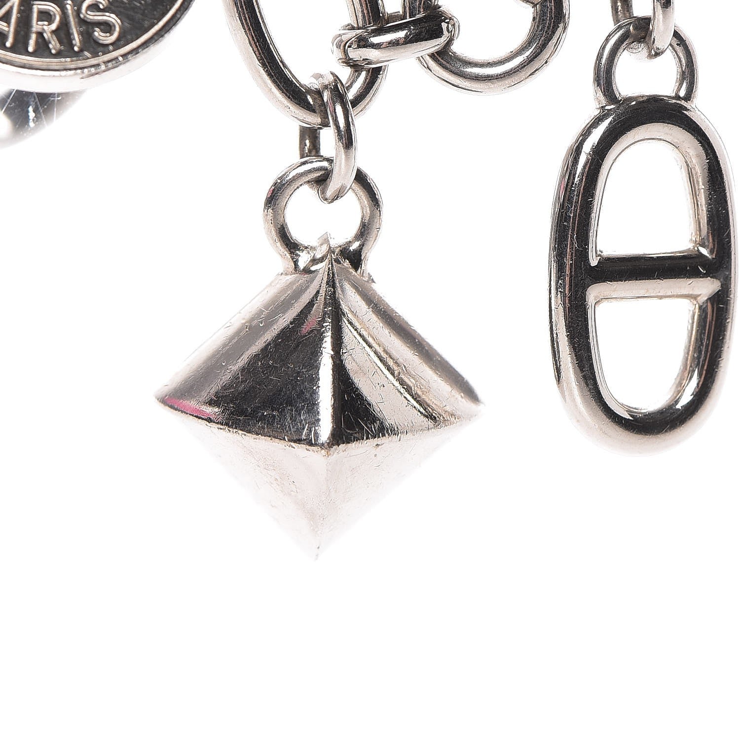 Hermes Palladium Olga Bag Charm 8 of 8