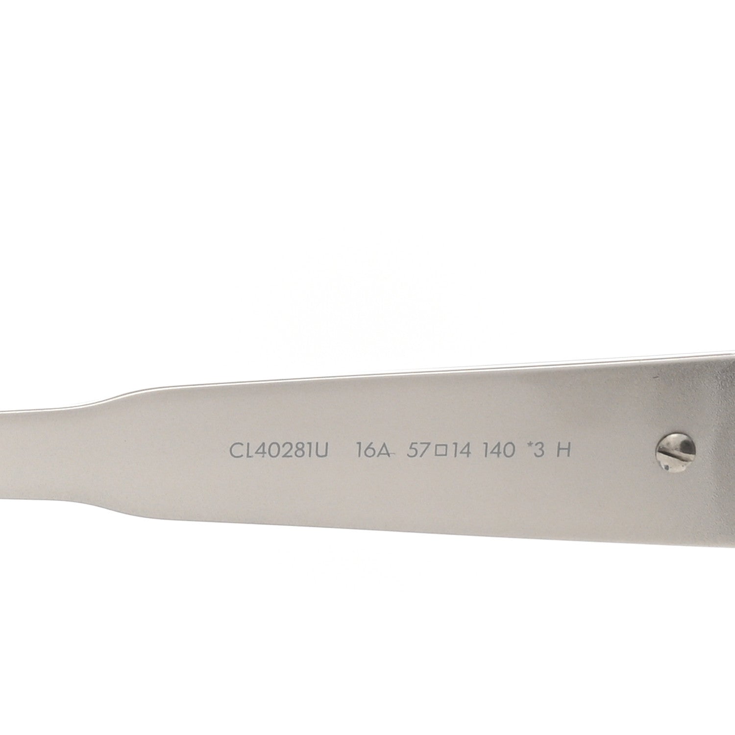 Celine Metal Triomphe 03 Sunglasses CL40281U Silver Smoke 6 of 7