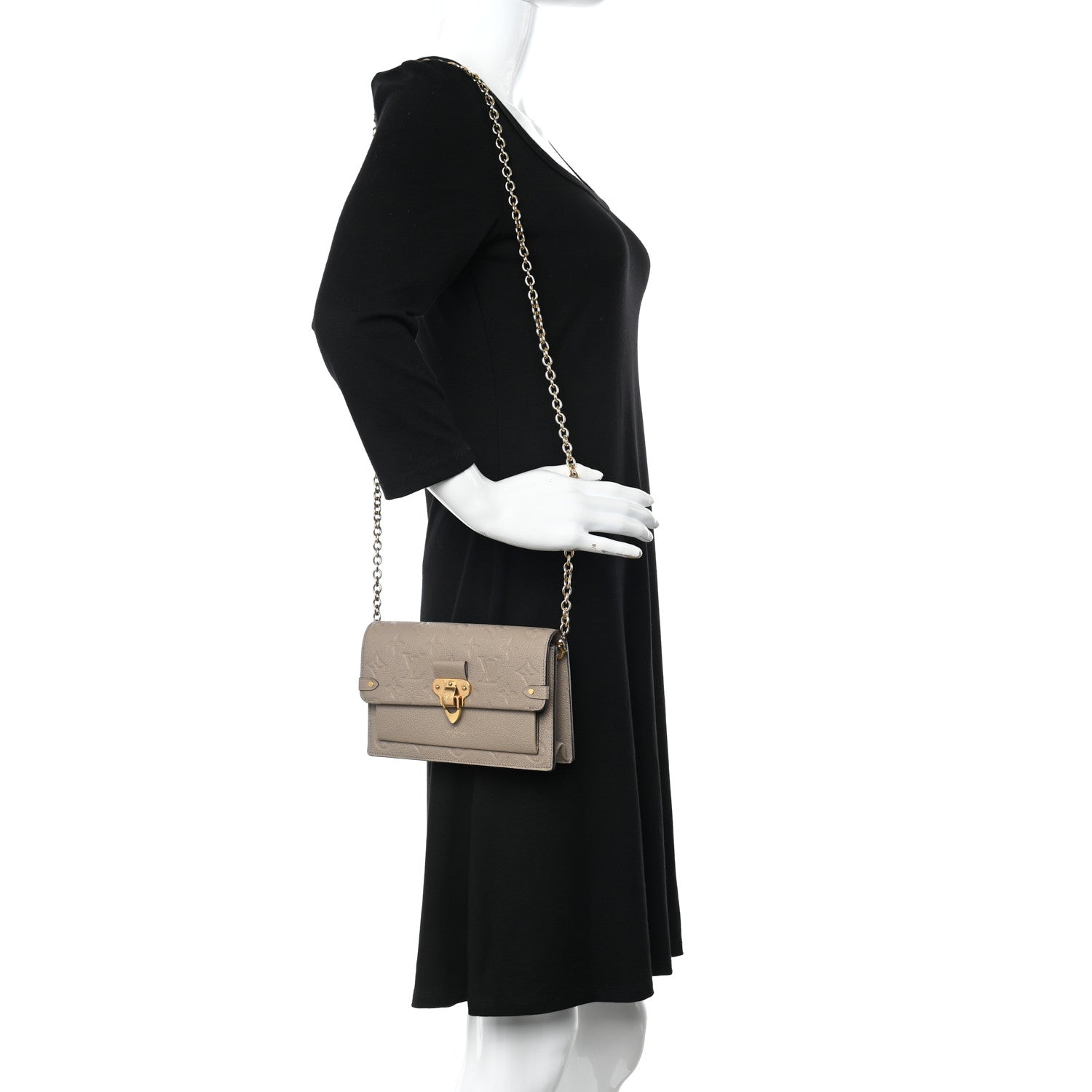 Louis Vuitton Empreinte Vavin Chain Wallet Tourterelle 3 of 10