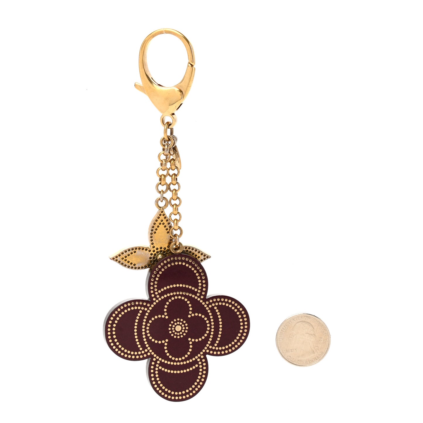 Stipply Flower Bag Charm Rouge Fauviste