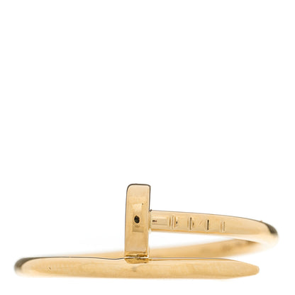 Cartier 18K Yellow Gold Small Juste Un Clou Ring 55 7.25 1 of 5
