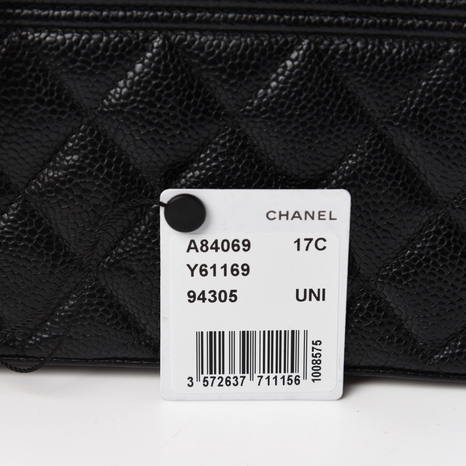 Chanel Caviar Quilted Small Boy Clutch With Chain Black 15 of 17