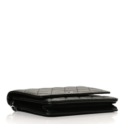Chanel Caviar Quilted Wallet On Chain WOC Black 4 of 15