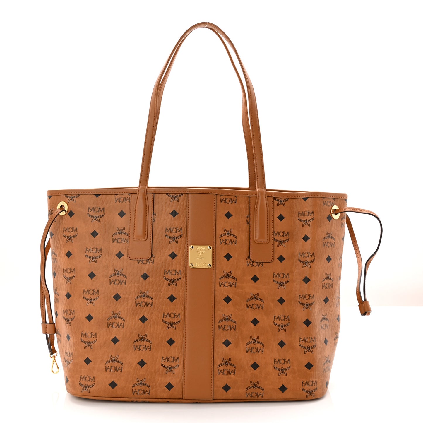 Visetos Medium Liz Shopper Tote Cognac
