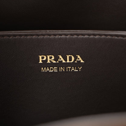 Prada Scamosciato Medium Buckle Bag With Belt Cocoa Brown 6 of 10