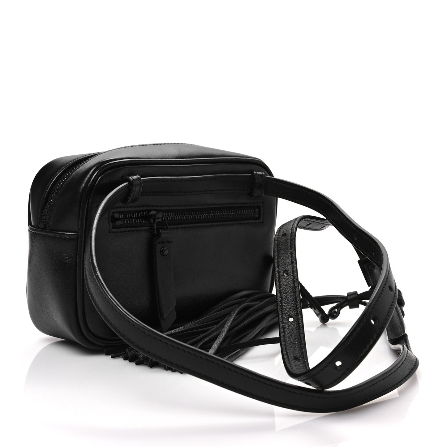 Calfskin Matelasse Monogram Lou Belt Bag Black