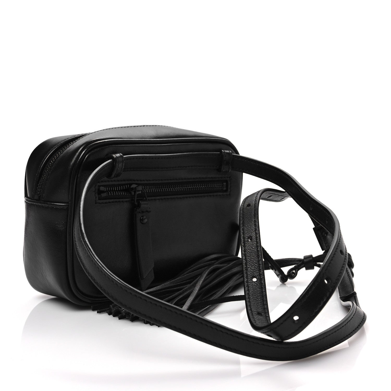 Saint Laurent Calfskin Matelasse Monogram Lou Belt Bag Black 3 of 7