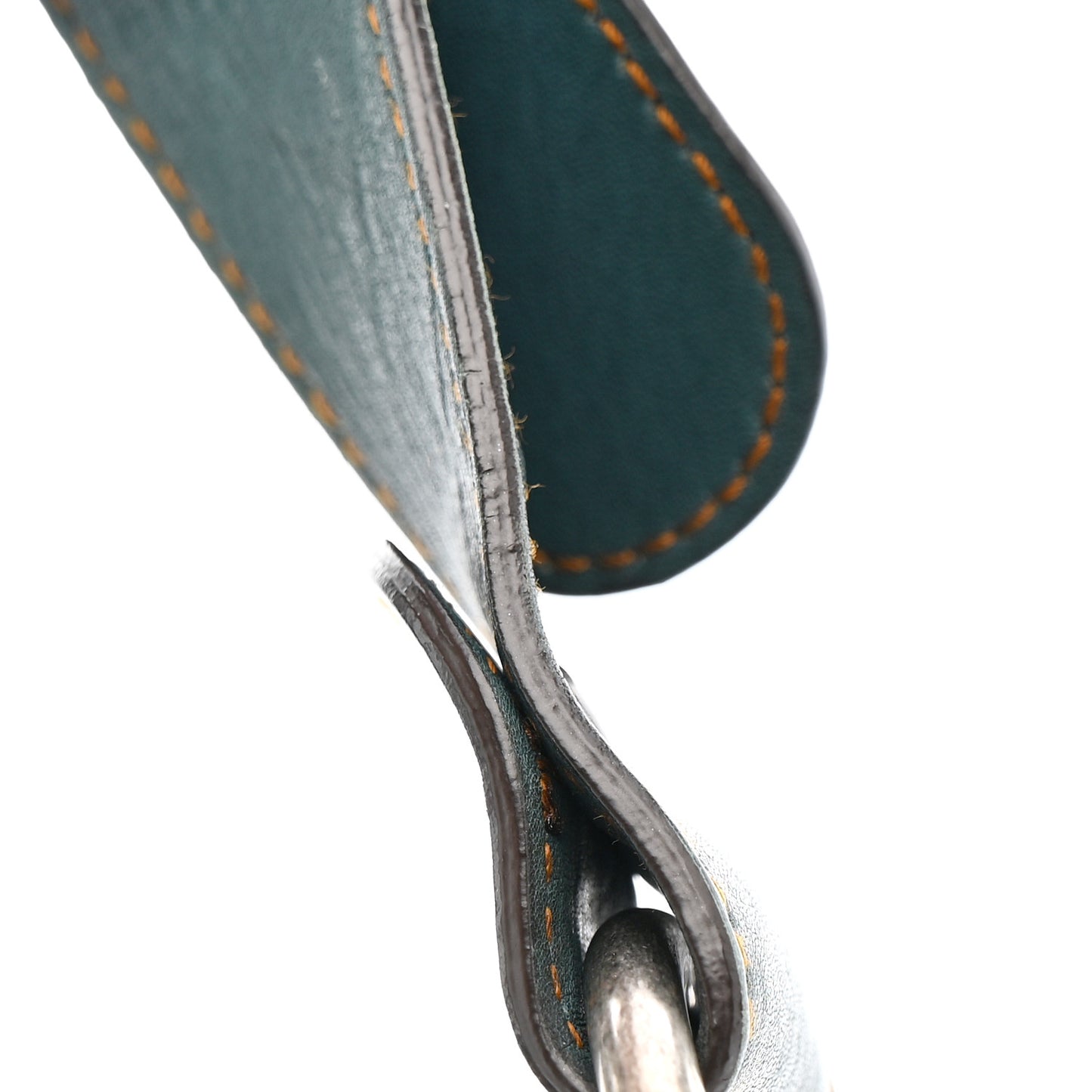 Calfskin Medium Gaucho Double Saddle Bag Dark Blue
