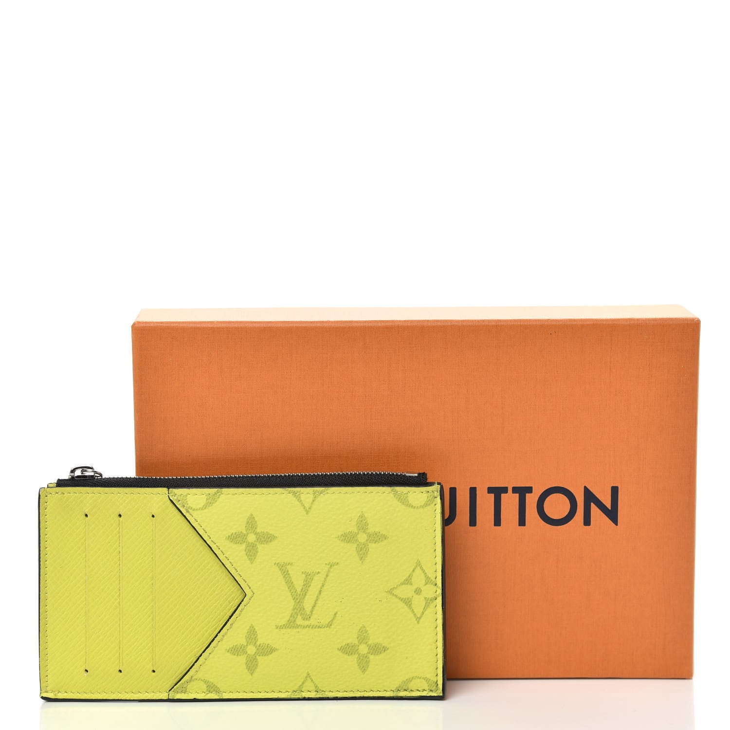 Louis Vuitton Monogram Taiga Coin Card Holder Yellow 8 of 8