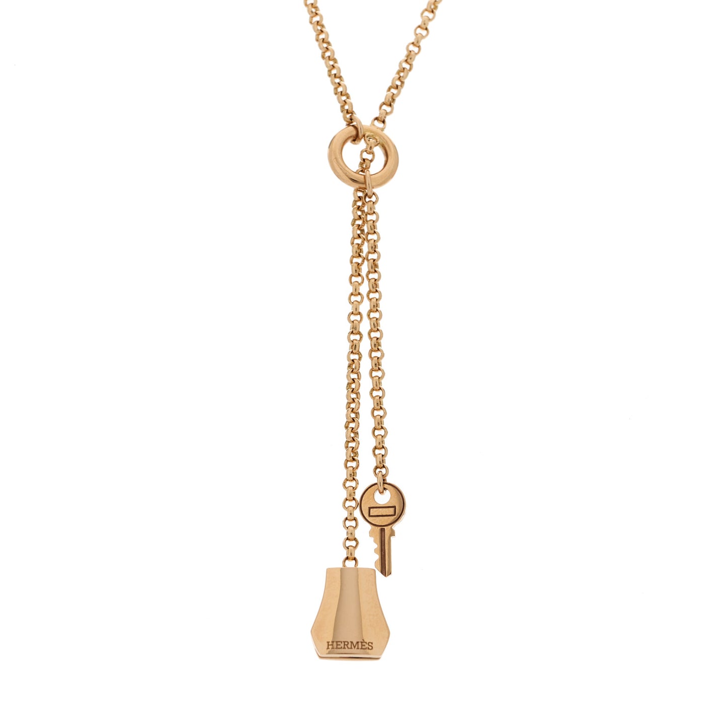18K Rose Gold Kelly Clochette Necklace