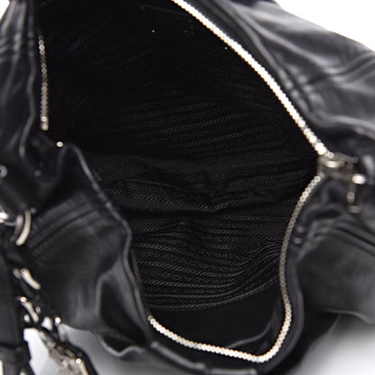 Prada Soft Calf Hobo Black 5 of 14