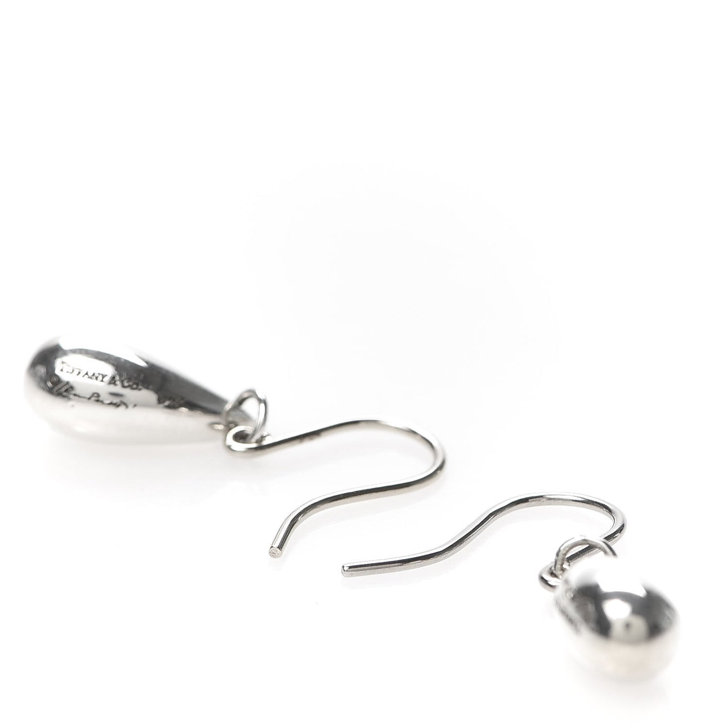 Sterling Silver Elsa Peretti Teardrop Earrings