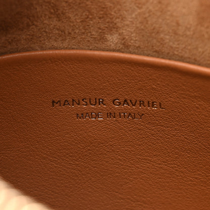 Mansur Gavriel Polished Calfskin Mini Candy Bag Caramel 6 of 8