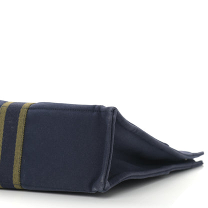 Hermes Canvas Herline GM Tote Navy 10 of 10