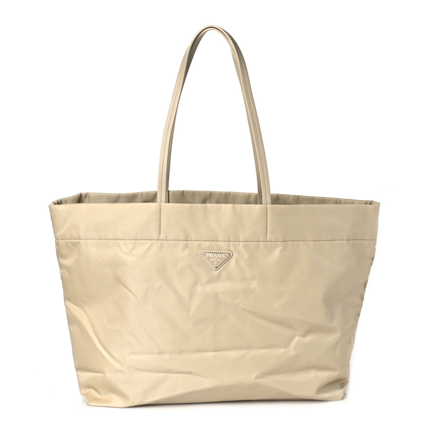 Prada Re-Nylon Saffiano Tote Desert Beige 1 of 9