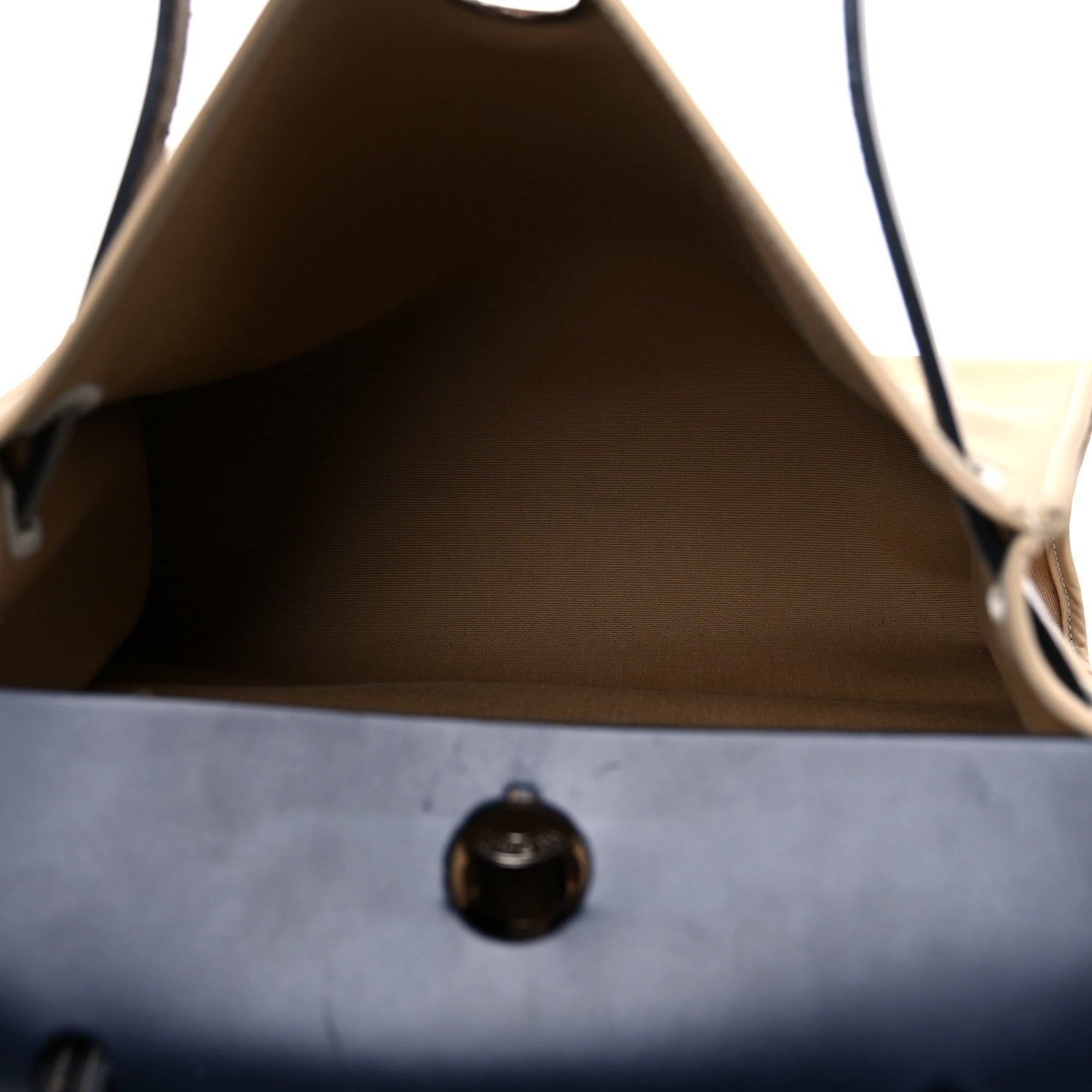 Hermes Vache Hunter Toile Herbag Zip 31 PM Trench Bleu Indigo 6 of 17