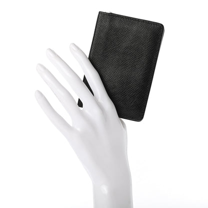 Louis Vuitton Taiga Pocket Organizer NM Black 2 of 9